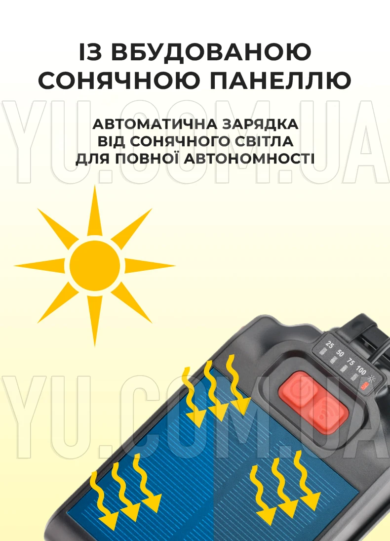 Ліхтар налобний Type-C Solar із сенсорним датчиком та сонячною панеллю Bailong LY-29C Ліхтар налобний Type-C Solar із сенсорним датчиком та сонячною панеллю Bailong LY-29C